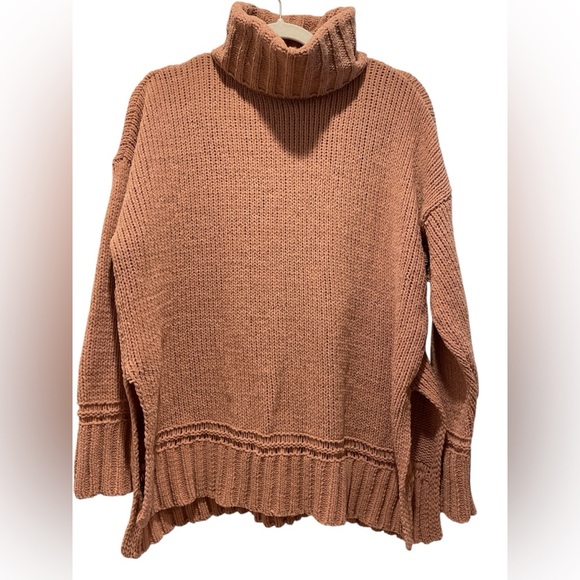 Aerie Cozy Brown Turtleneck Sweater size XS - Picture 2 of 3